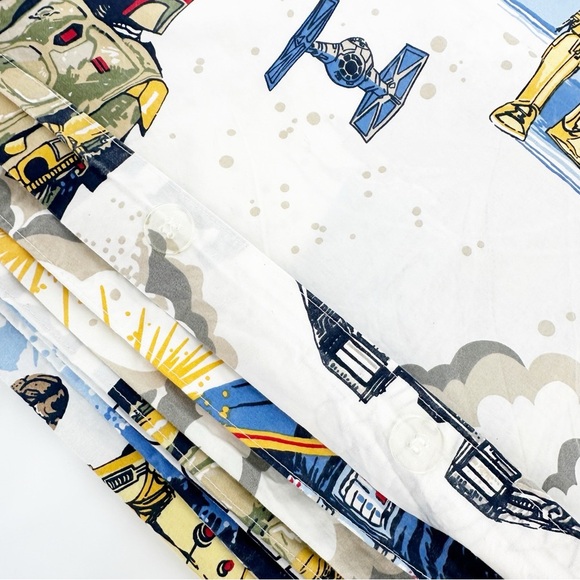 Pottery Barn Kids Star Wars The Empire Strikes Back Twin Duvet Cover - Picture 4 of 6